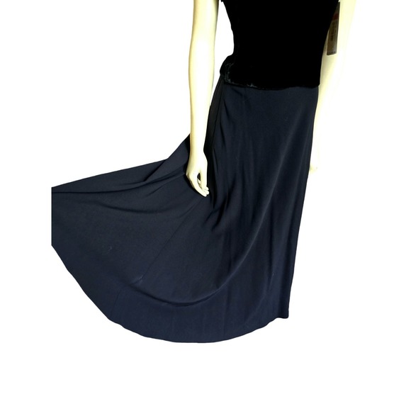 3 vtg new pieces black Ralph Lauren velvet corset wool skirt Tahari - Picture 8 of 16